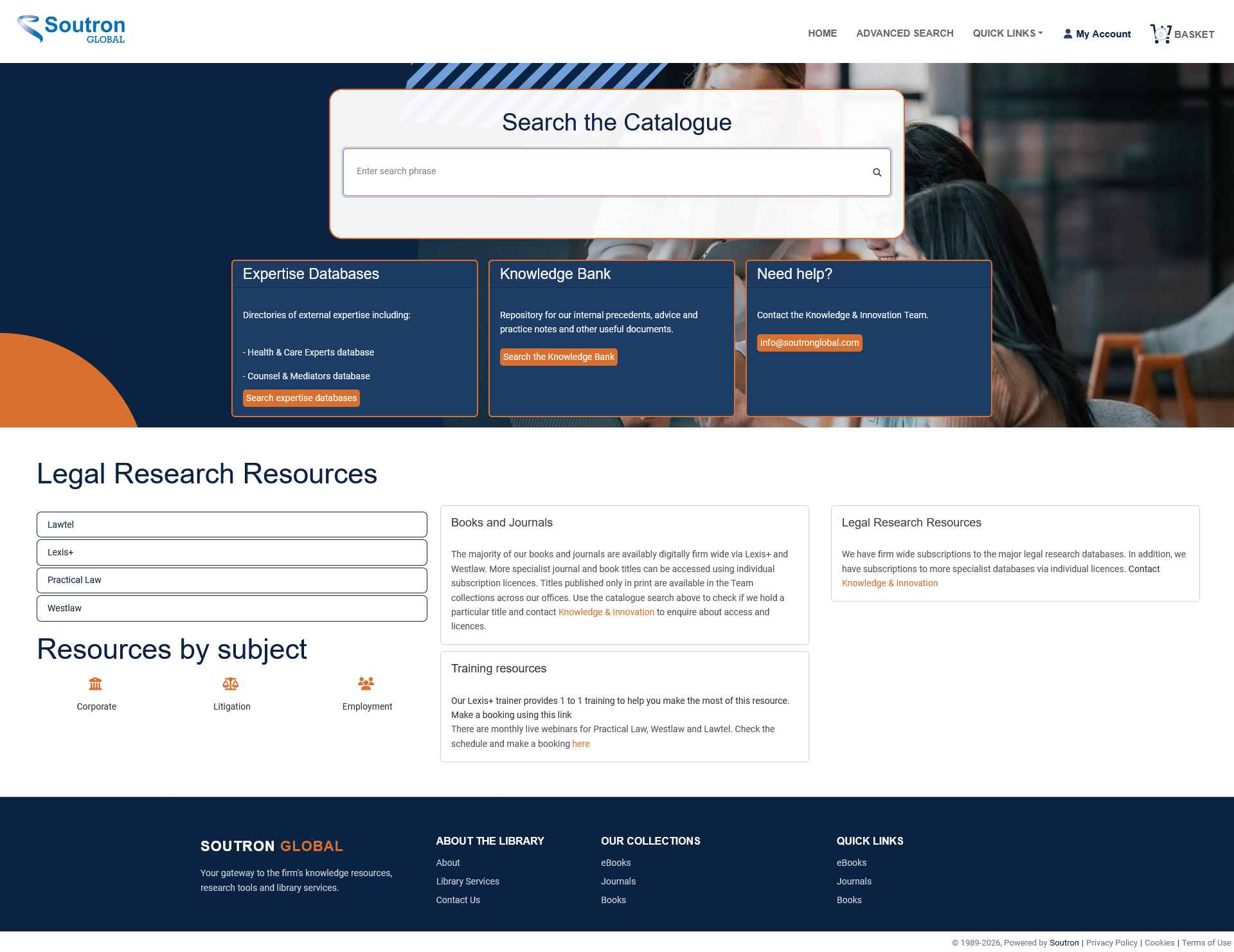 Legal Portal Screenshot